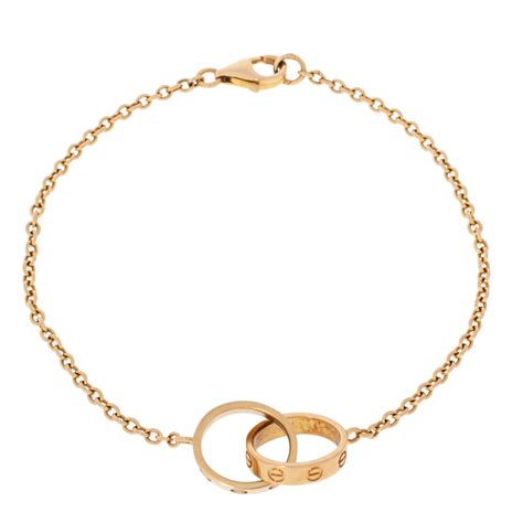 cartier interlocking love bracelet.